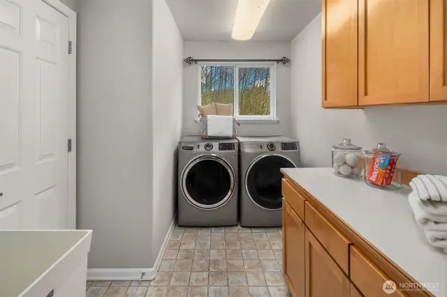 Laundry room upstairs (1 of 2 laundry areas)