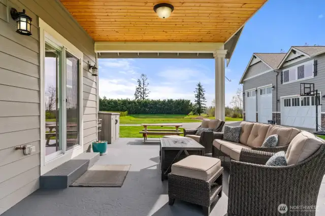 Outside patio area