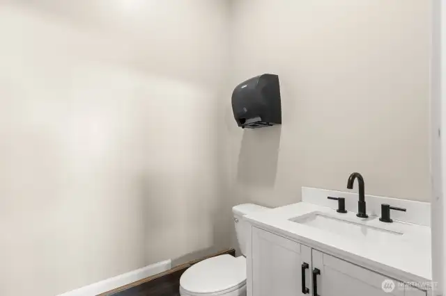 Lower level shop bathroom