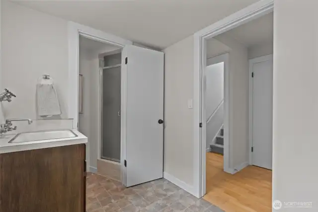 Utility Room/Lower Bathroom