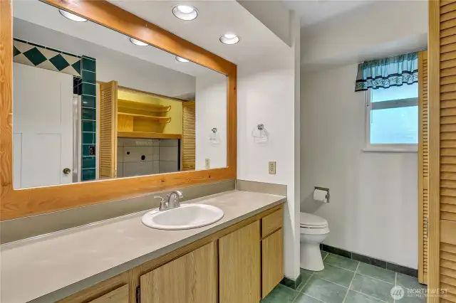 Main Floor 3//4 bathroom.