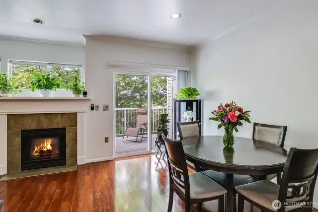Cascade Mountains and sunsets are in your future - even with these gorgeous trees for privacy!