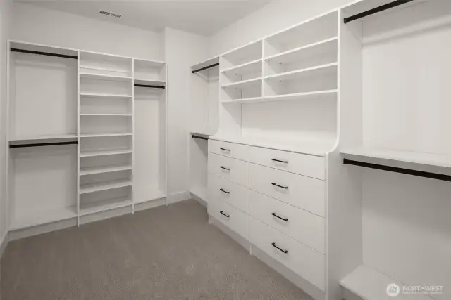 Spacious Walk-in Closet