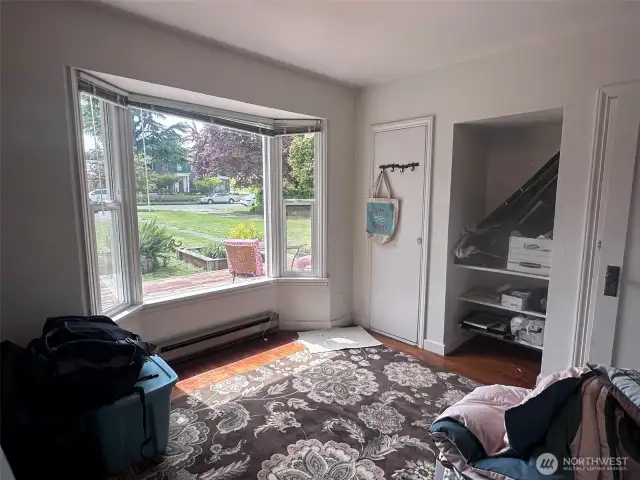Front bedroom with bay windows!