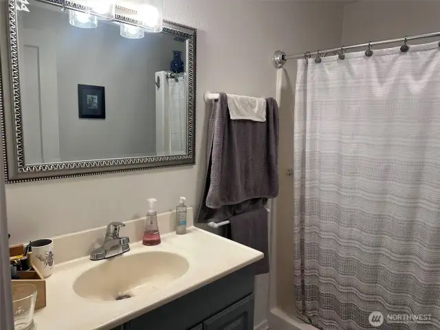 Bathroom with walk-in shower!