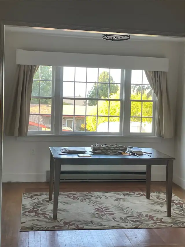 Dining area or reading nook or?