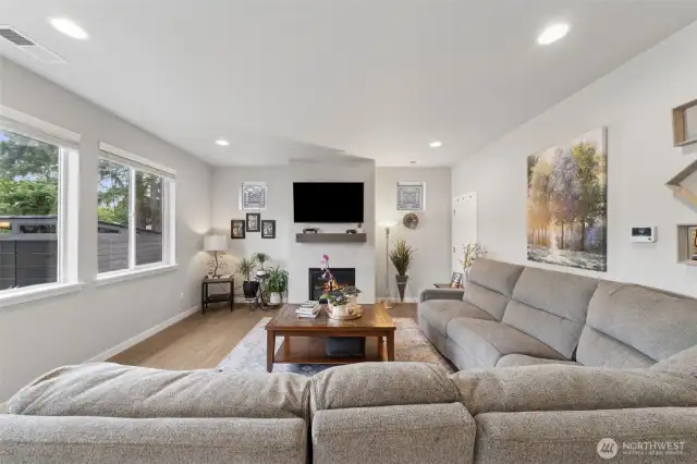 Plenty of Windows allowing for plenty of Light into this Great Room
