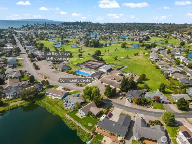 View of the Community Center and Golf Course