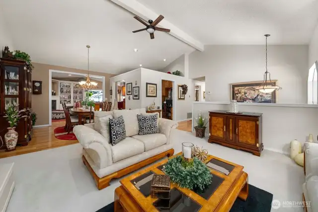 This seller decorates with a more traditional flair but this could very easily switch to a modern farm house style.