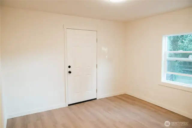 Private entrance for 2nd bedroom