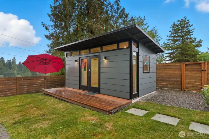 10x18 Detached Bonus Space - Perfect for an Office, Gym, Studio etc.