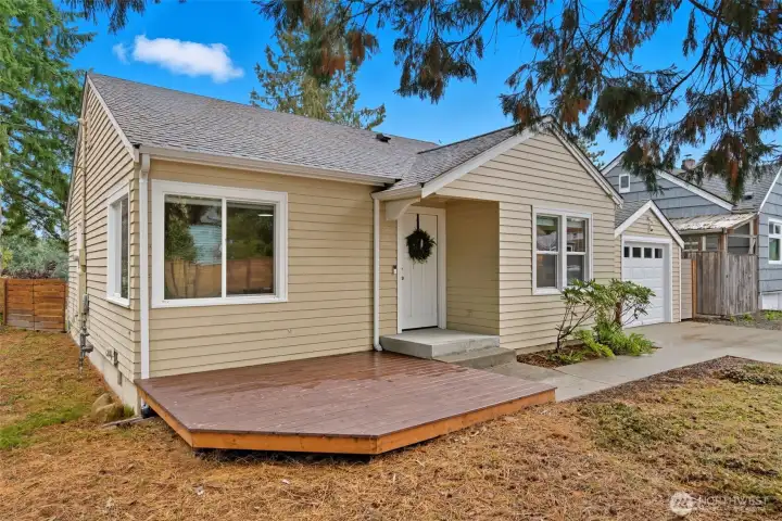 Thoughtfully added by the seller, the front porch enhances the home’s charm and curb appeal