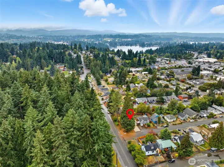 Corner lot location offers extra privacy and space to enjoy
