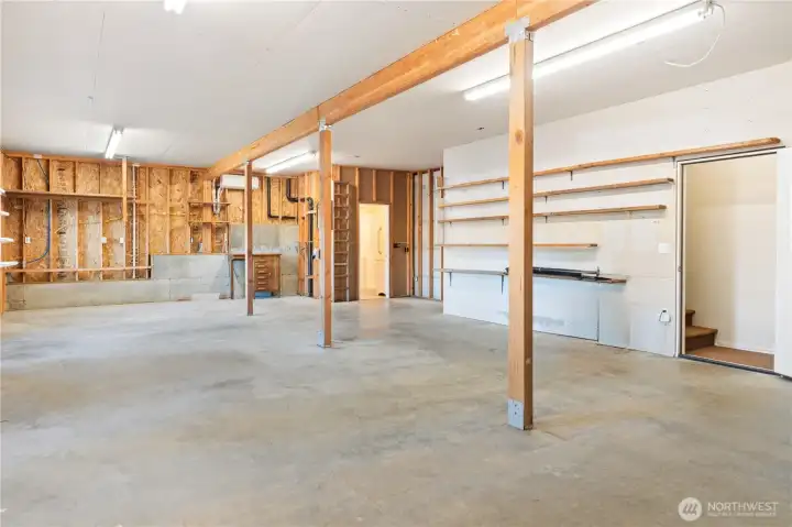 Unfinished basement