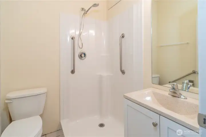 3/4 bath in basement