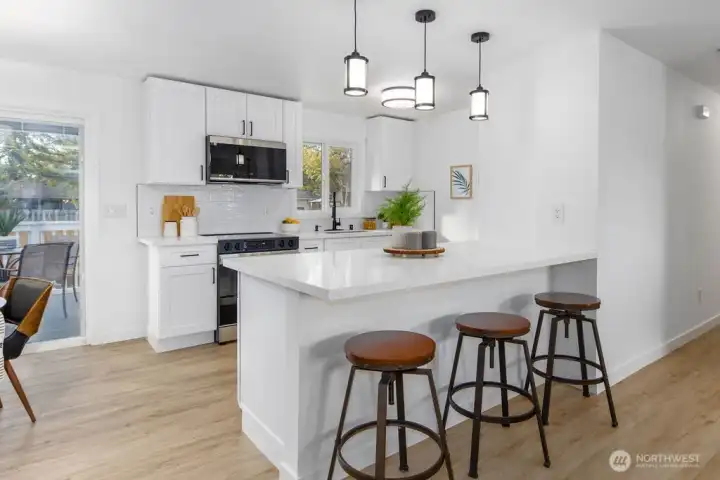 Completely remodeled with all new interior. Even every wall is insulated beyond code requirements.