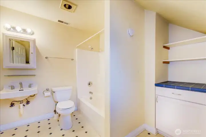 second floor bathroom