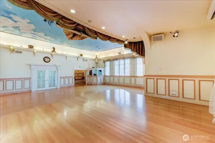 Stage in the event room