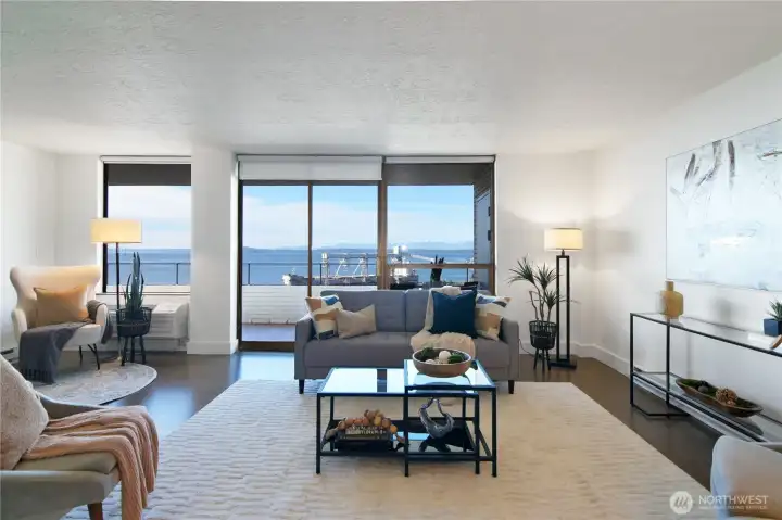 Watch the ferry boats from the comfort of your couch