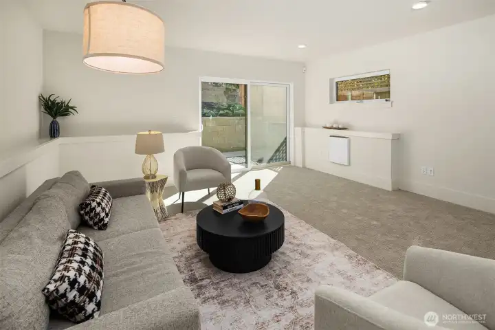 ADU living space - or a space to hang