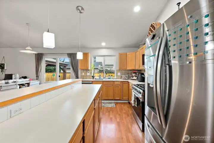 Stainless Steel appliances convey with the home.