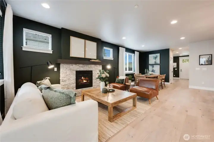 Photos of Model Home of Plan 2473 Elevation B at another community.  Details and colors will vary from home to home. No two homes are exact. Ask Broker for color selections for the listed property