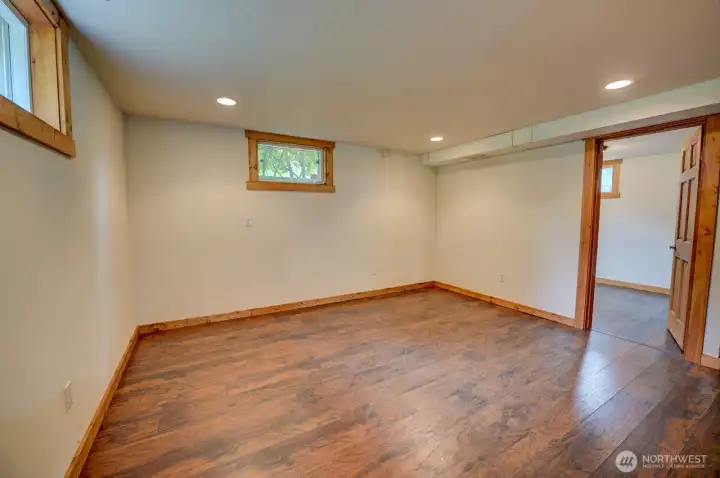 Bedroom in lower level/finished basement