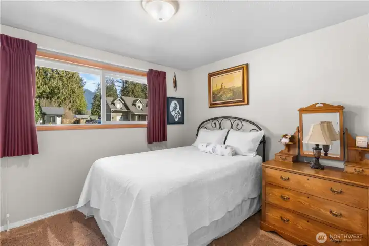 Bedroom #1 with northeast exposure.