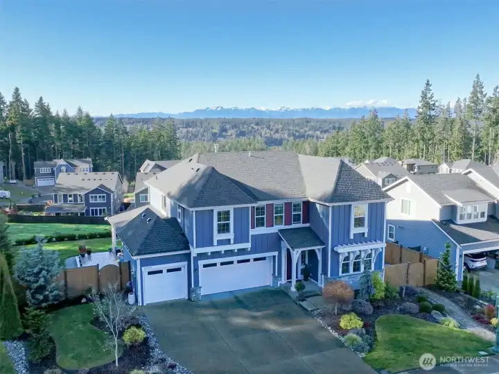 Welcome Home! This stunning home offers breathtaking views of the Olympic Mountains, bringing natural beauty and tranquility right to your doorstep. Expansive windows and outdoor spaces make the most of the scenery, creating a serene retreat.