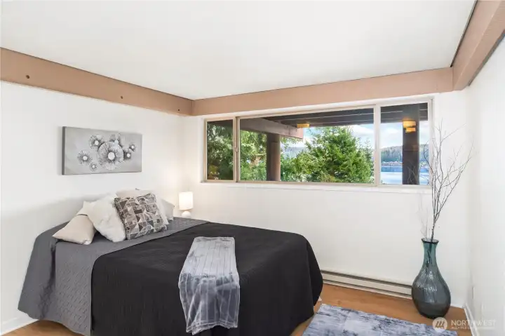 Primary suite with ample closets