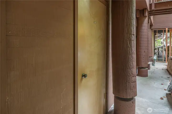 Large Storage beneath the condo.