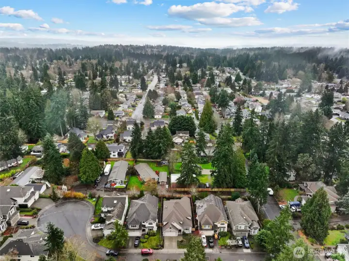Charming Penny Lane Enclave, single sided flat street with dead-end cul-de-sac perfect for riding bikes, playing outside, and is peaceful and quiet.