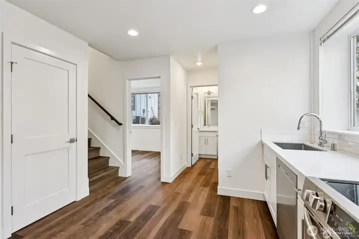 Photo of an almost identical townhome