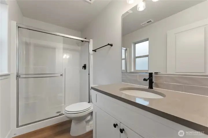 Primary 3/4 Bath with Granite Countertop