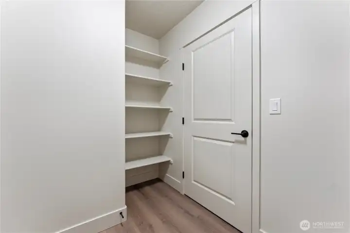 Extra Shelving in Laundry Room