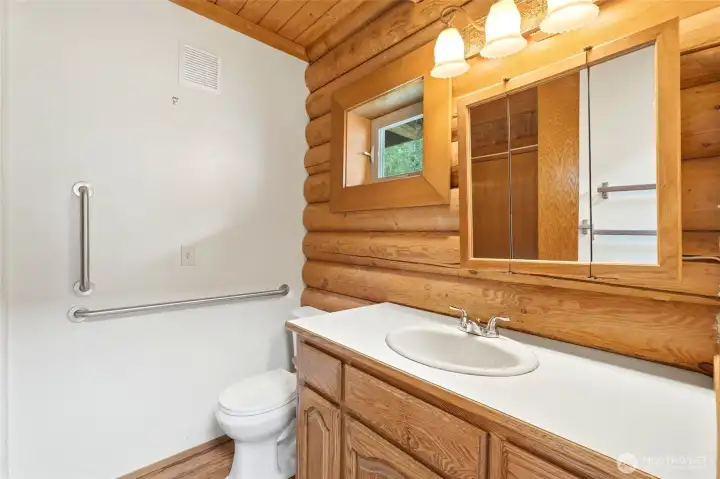 3/4 Bath. Just off kitchen.