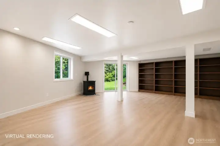 RENDERING of basement potential