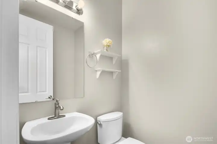 1/2 Bathroom Located on Main Level
