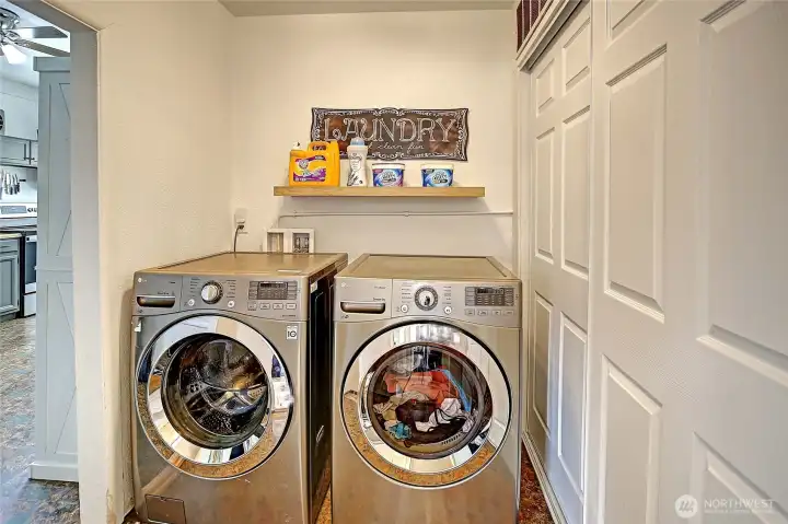 Laundry room.