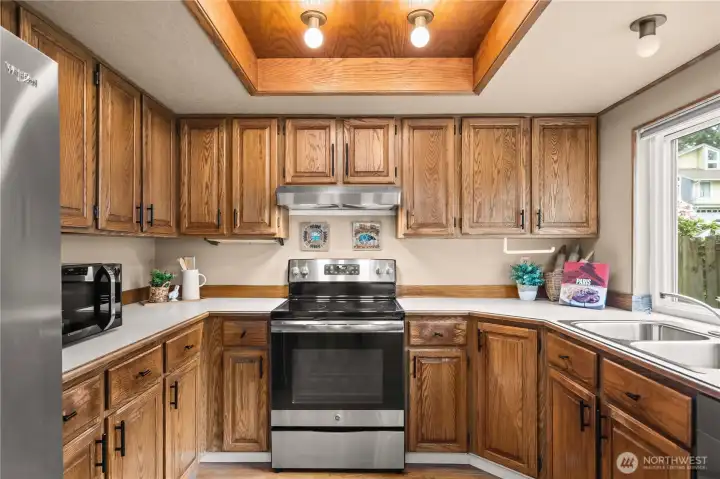 All appliances stay.