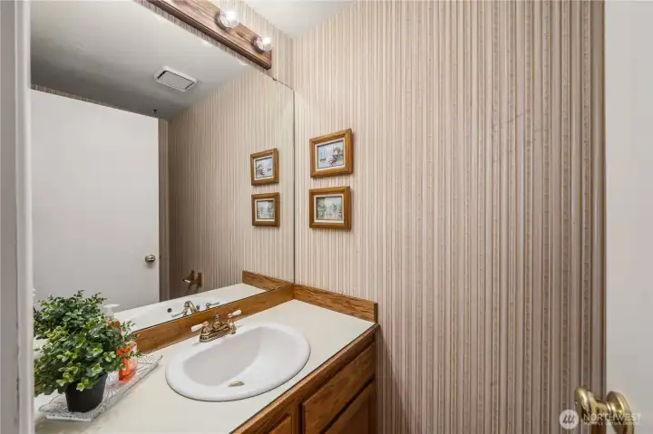 Main floor powder room.