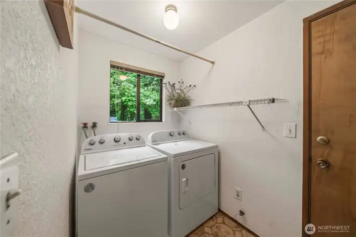 Laundry out to the garage