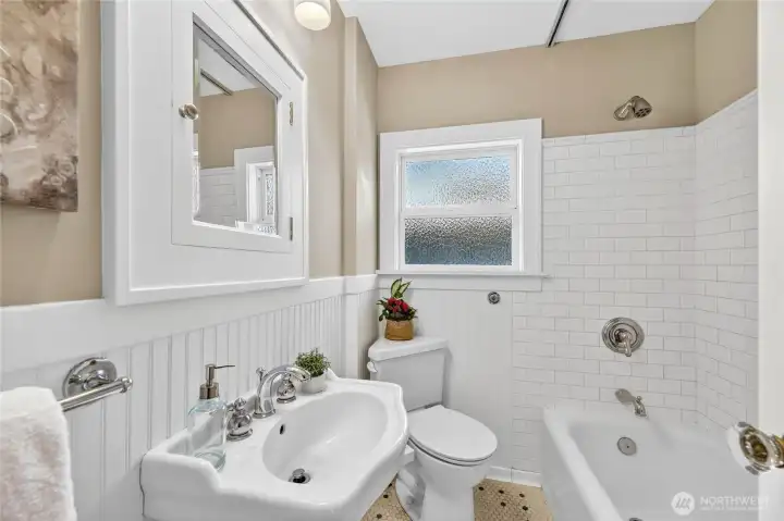 Full bathroom on main floor
