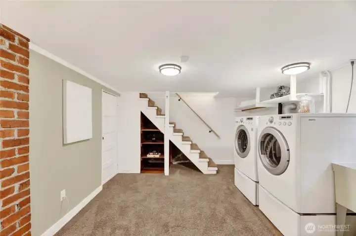 Laundry in Basement