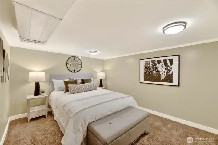 3rd conforming bedroom in Basement