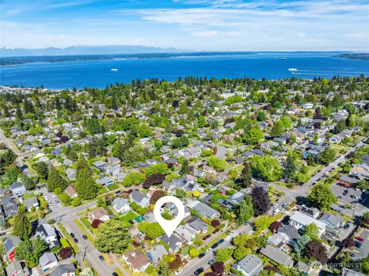 Alki Beach is just a few minutes drive