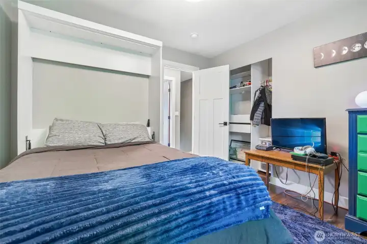 Bedroom with Murphy bed