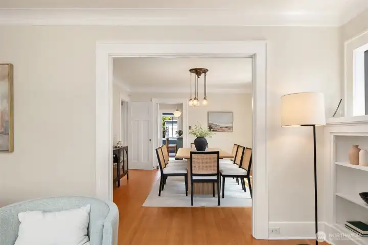 Formal dining room. Formal dining room.
