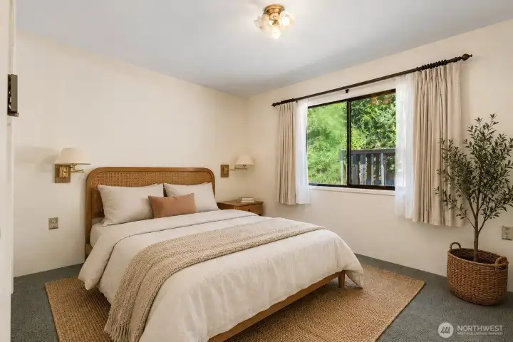 Virtually Staged Bedroom