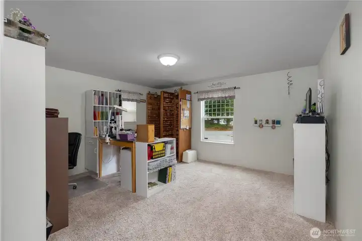 BR 3/Crafting Room - Customize this versatile bedroom to fit your lifestyle—crafting, working from home, gaming, or entertaining. BR 3/Crafting Room - Customize this versatile bedroom to fit your lifestyle—crafting, working from home, gaming, or entertaining.